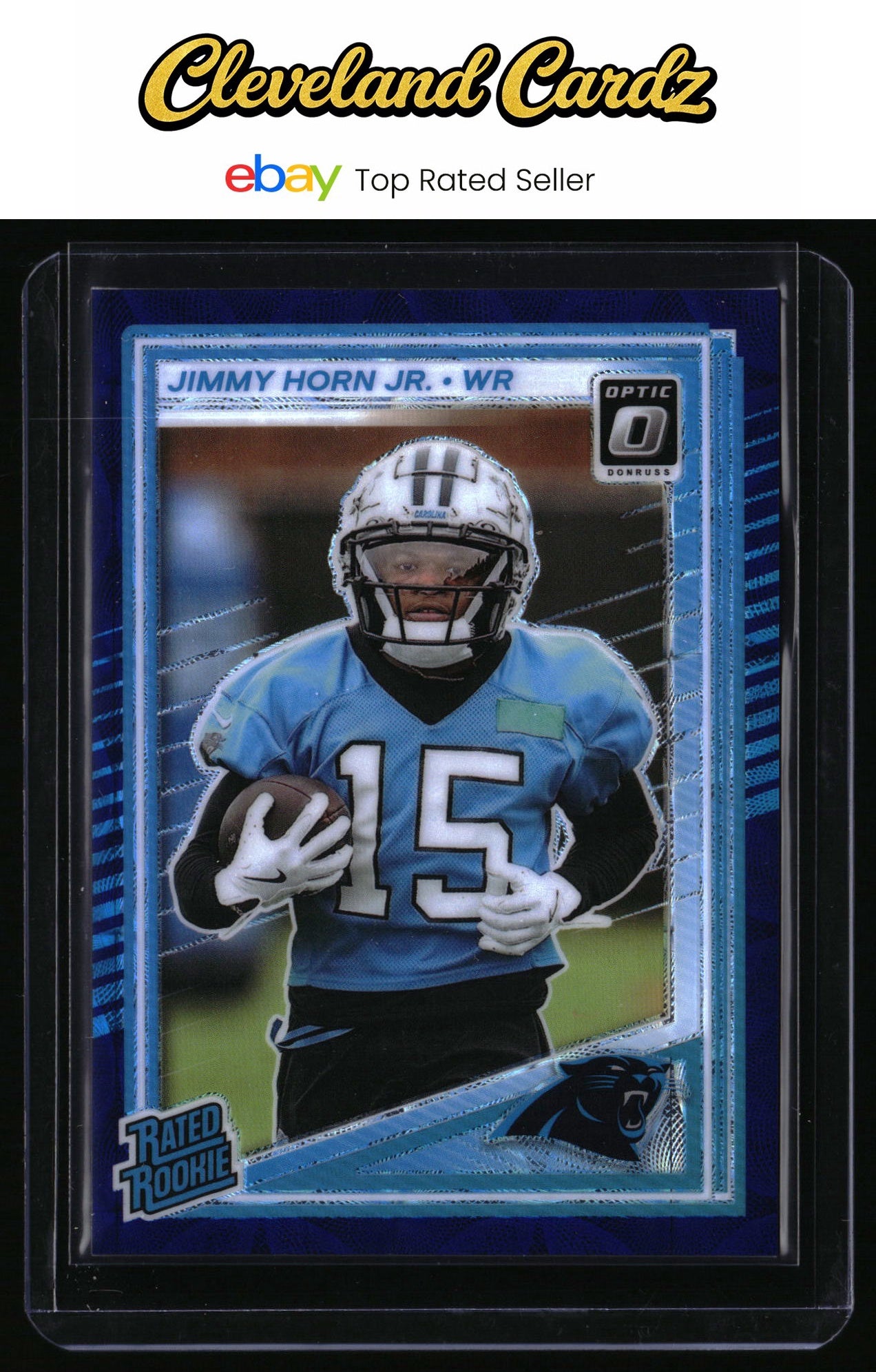 2025 Donruss Optic #281 Jimmy Horn Jr. Purple Scope RC