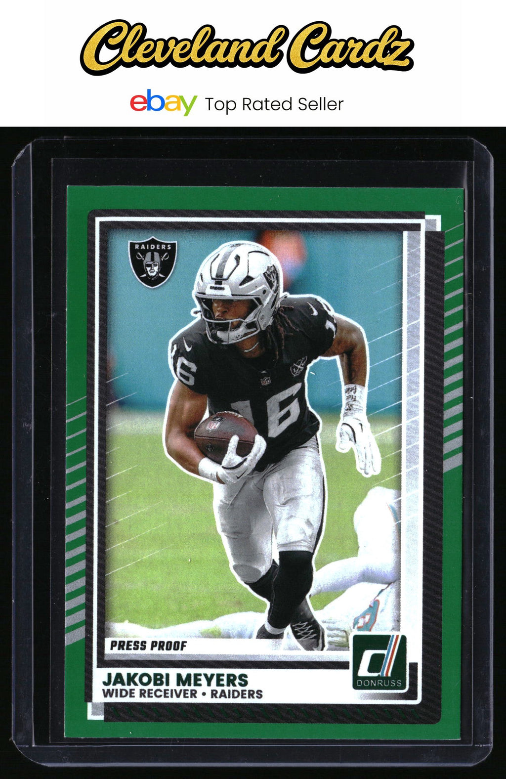 2025 Donruss #99 Jakobi Meyers Press Proofs Green