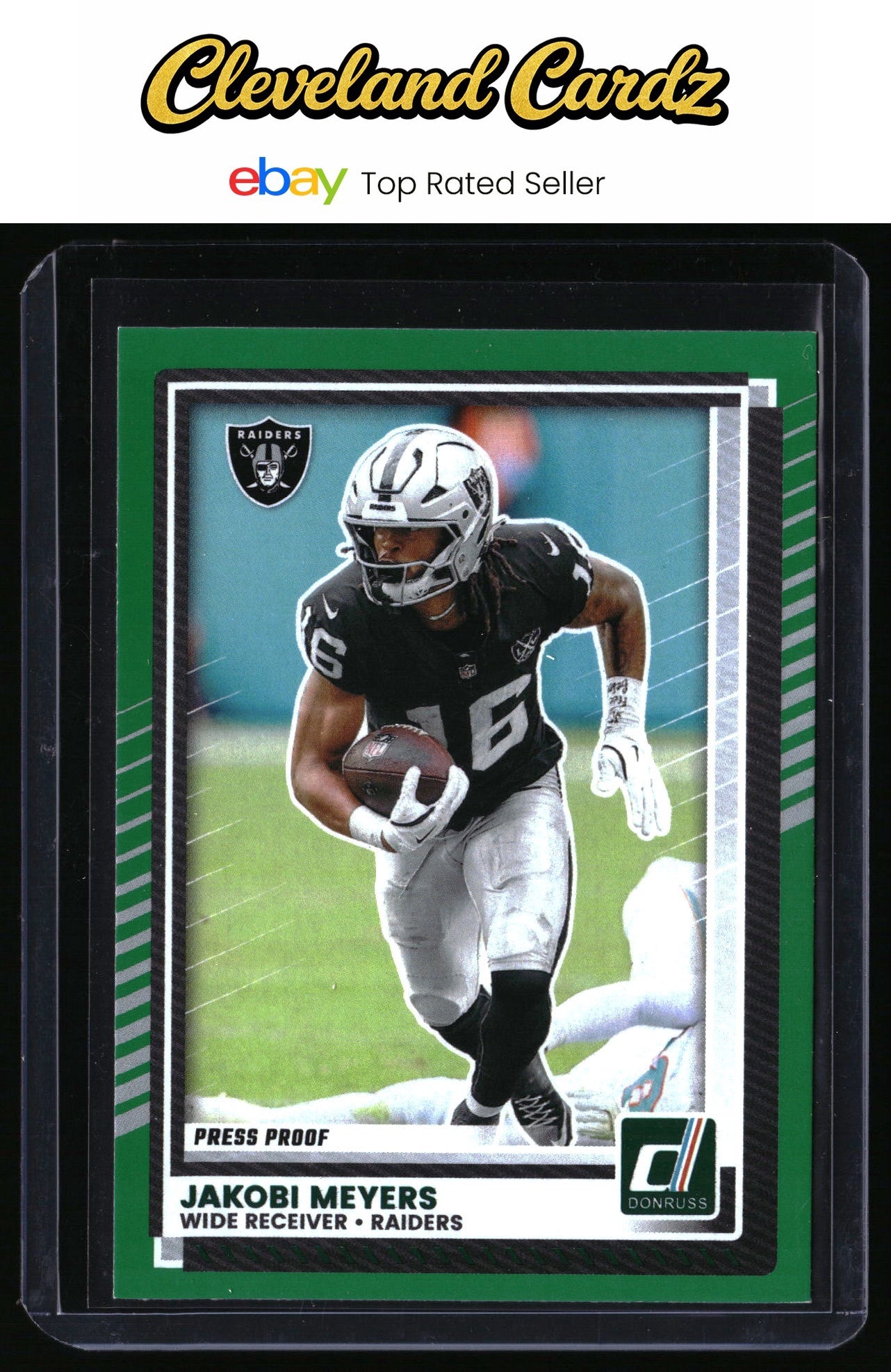 2025 Donruss #99 Jakobi Meyers Press Proofs Green