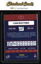 2025 Donruss Optic #4 Cam Skattebo 2015 Retro Rookie Card