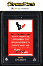 2025 Donruss #8 Jayden Higgins Rated Rookies Retro