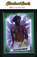 2021 Topps Chrome WWE #IV-30 Velveteen Dream Image Var. Green Refractors #/99