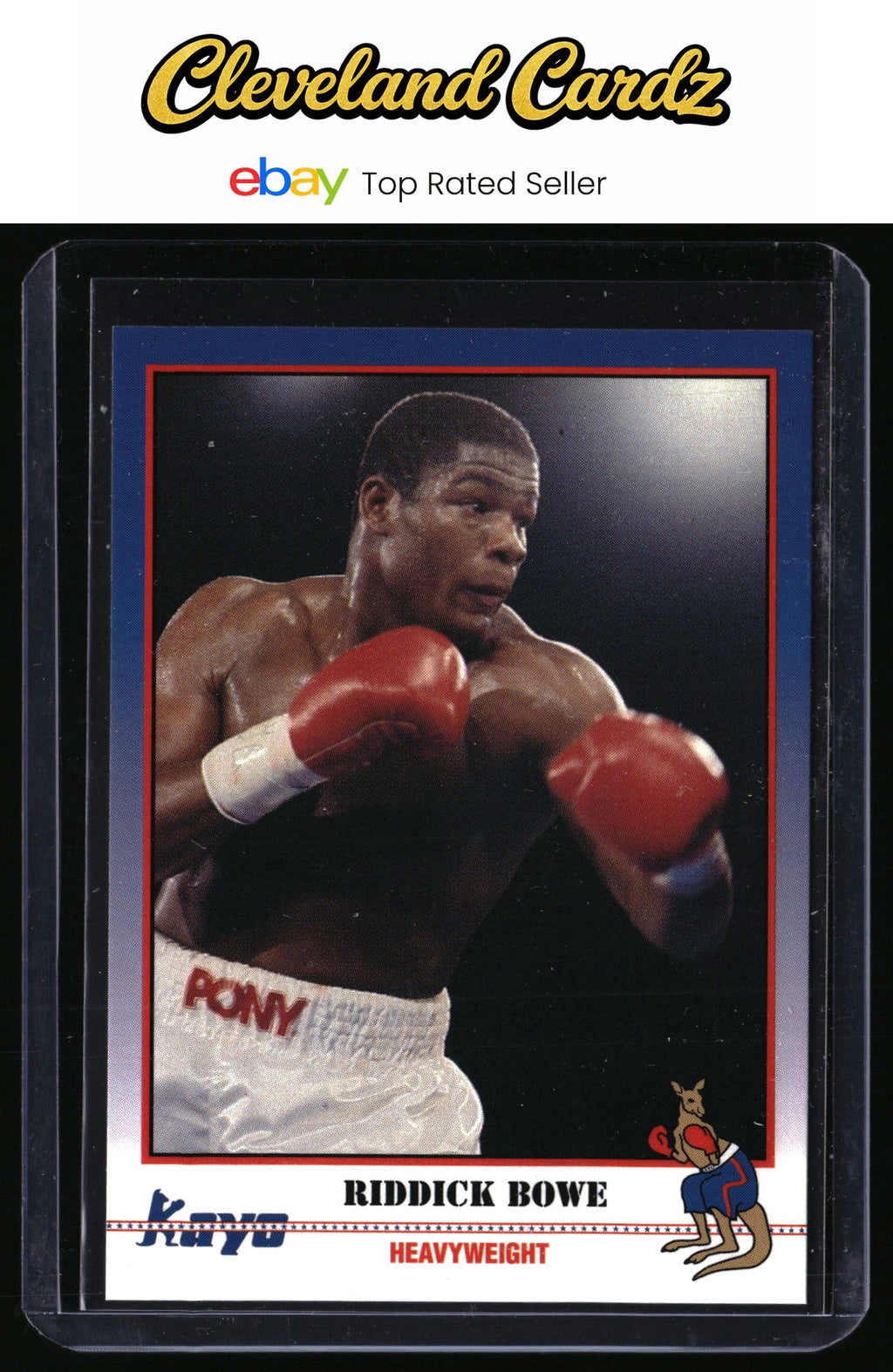 1991 Kayo #172b Riddick Bowe