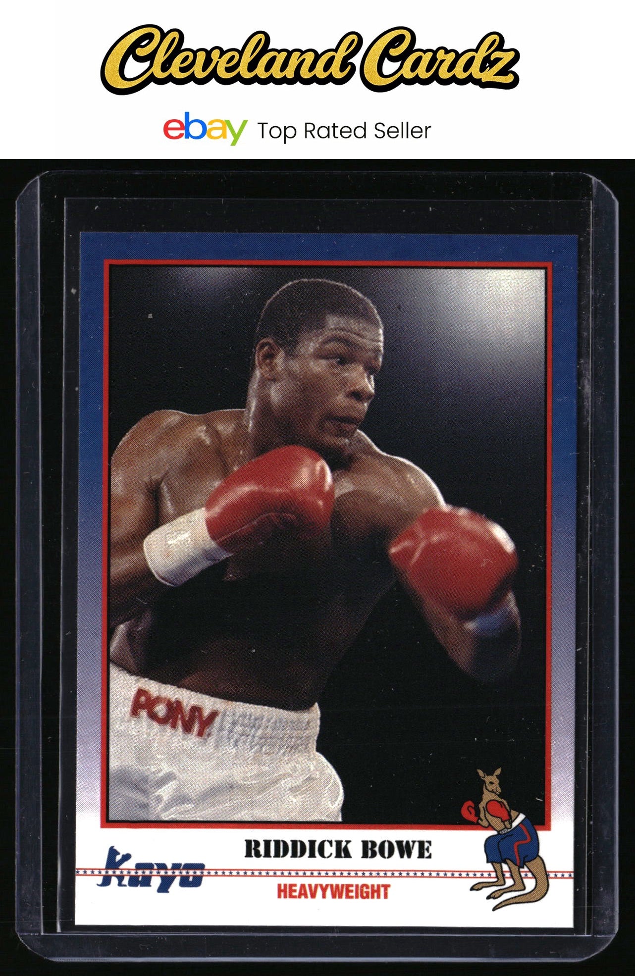 1991 Kayo #172b Riddick Bowe