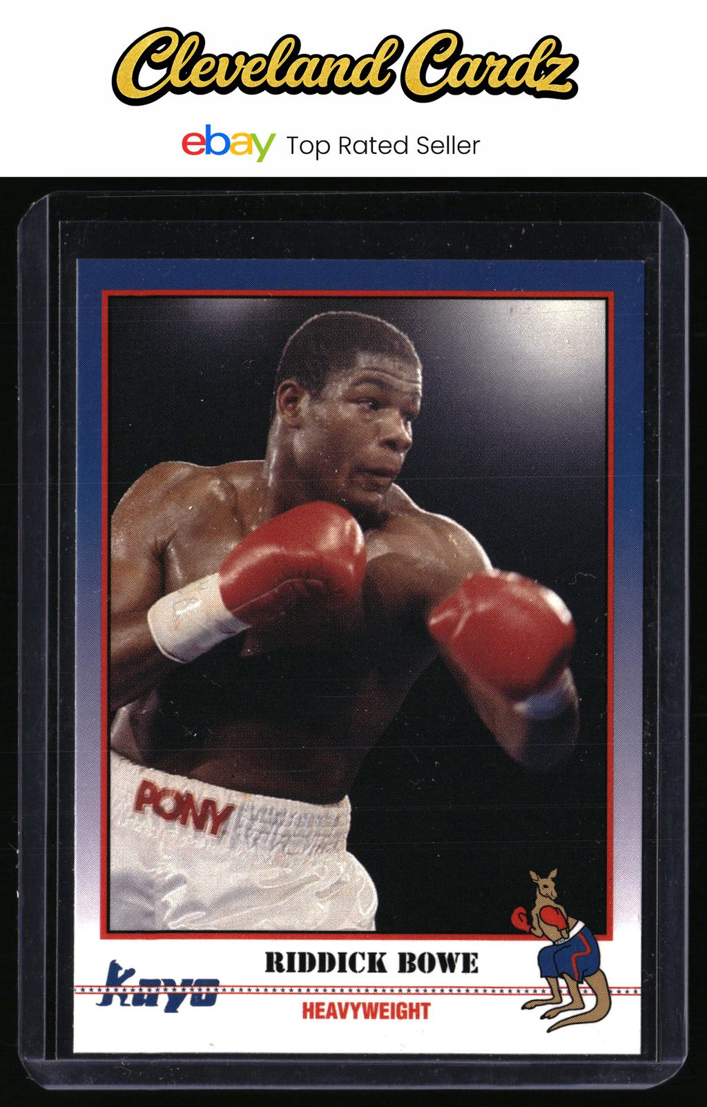 1991 Kayo #172b Riddick Bowe