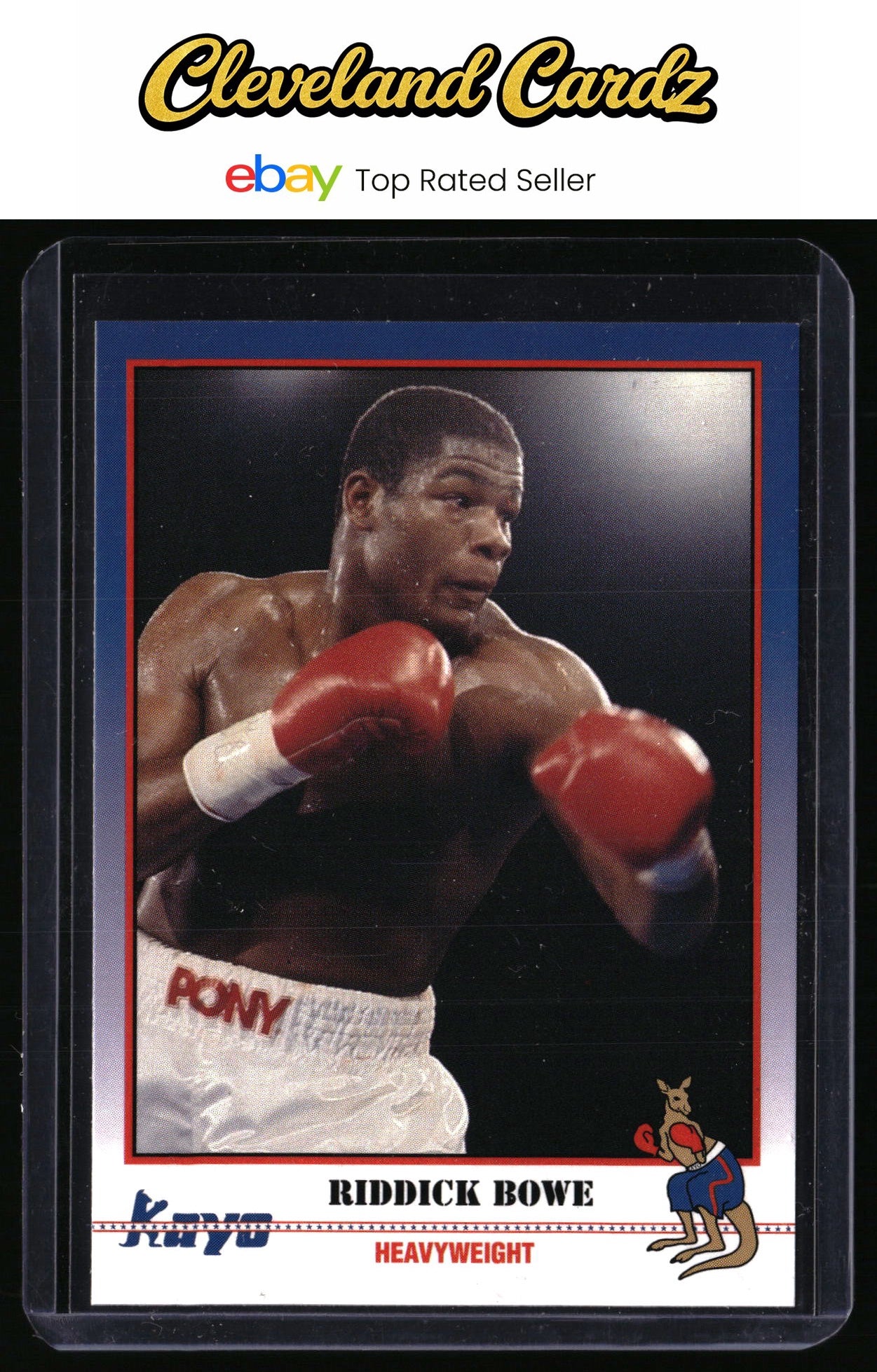 1991 Kayo #172b Riddick Bowe