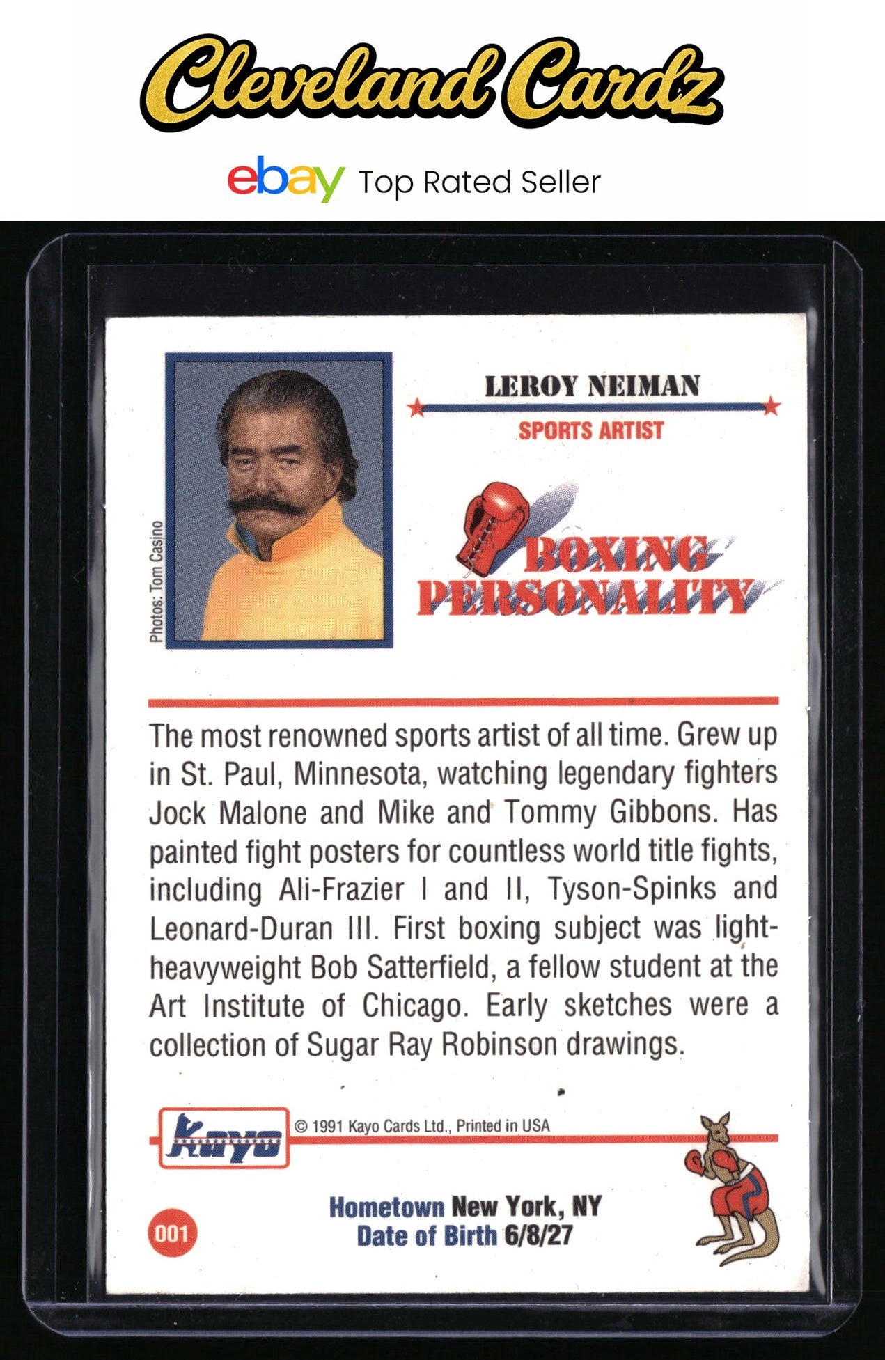 1991 Kayo #001 LeRoy Nieman