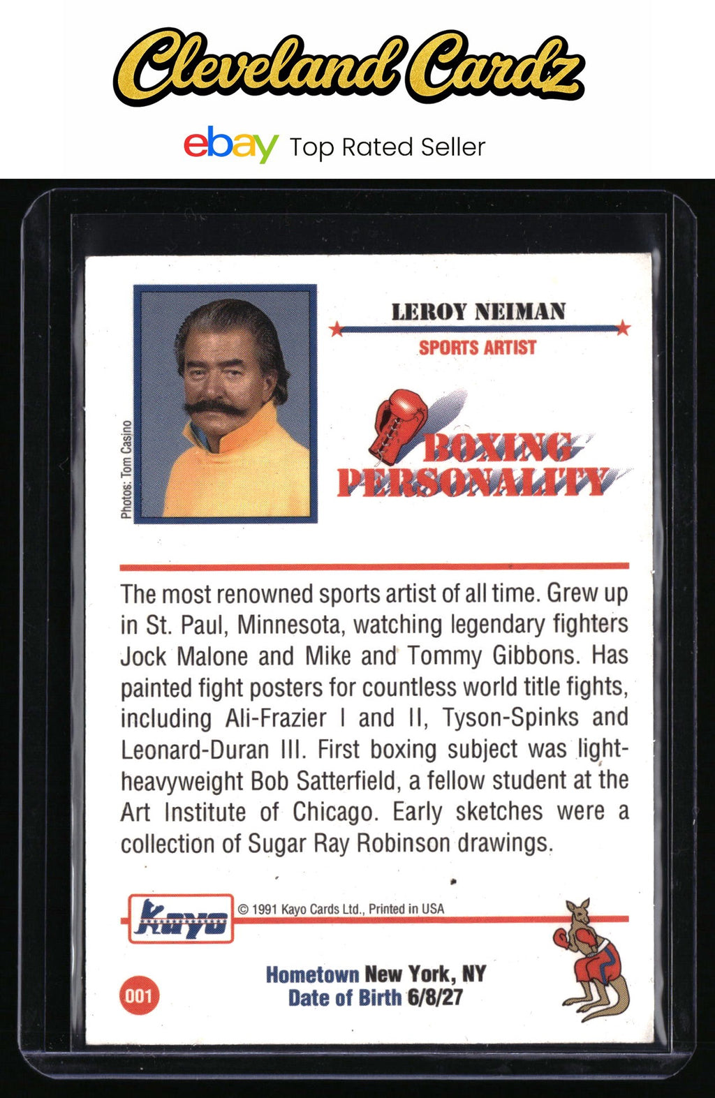 1991 Kayo #001 LeRoy Nieman