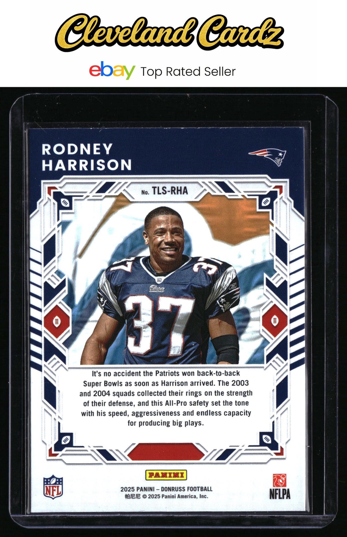 2025 Donruss #TLS-RHA Rodney Harrison The Legend Series