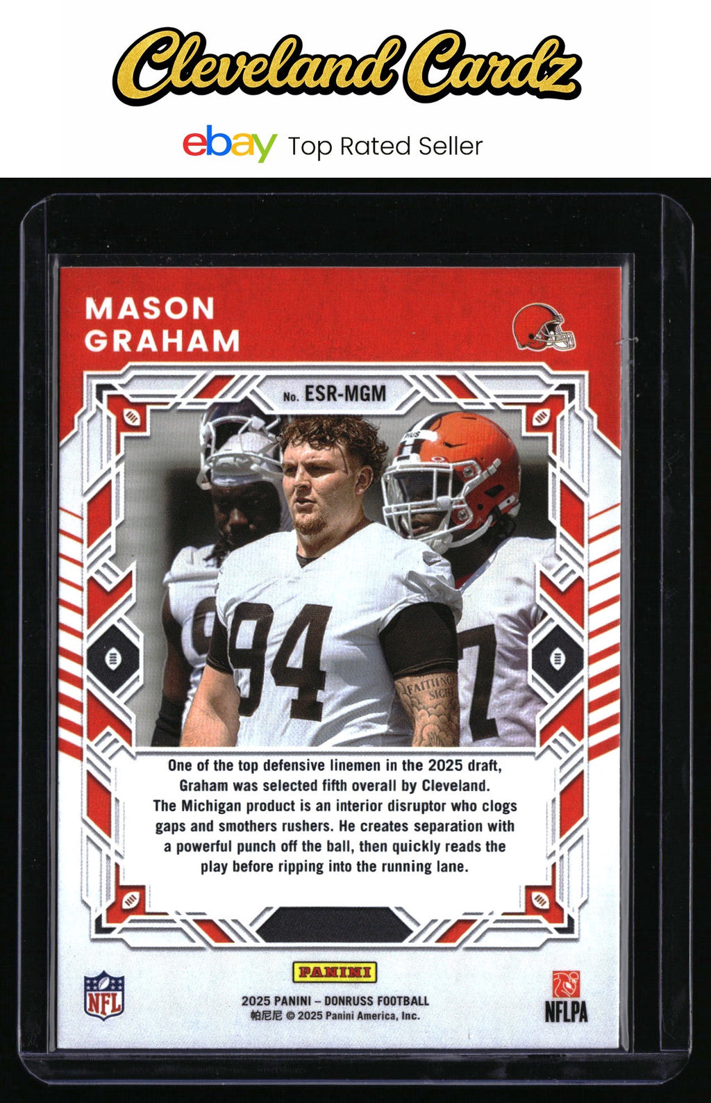 2025 Donruss #ESR-MGM Mason Graham The Elite Series Rookies
