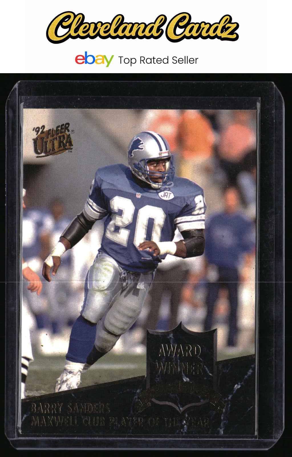 1992 Ultra #8 Barry Sanders Award Winners