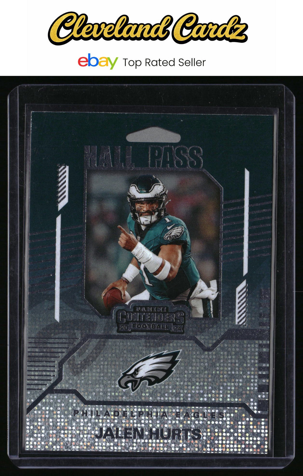 2024 Panini Contenders #7 Jalen Hurts Hall Pass