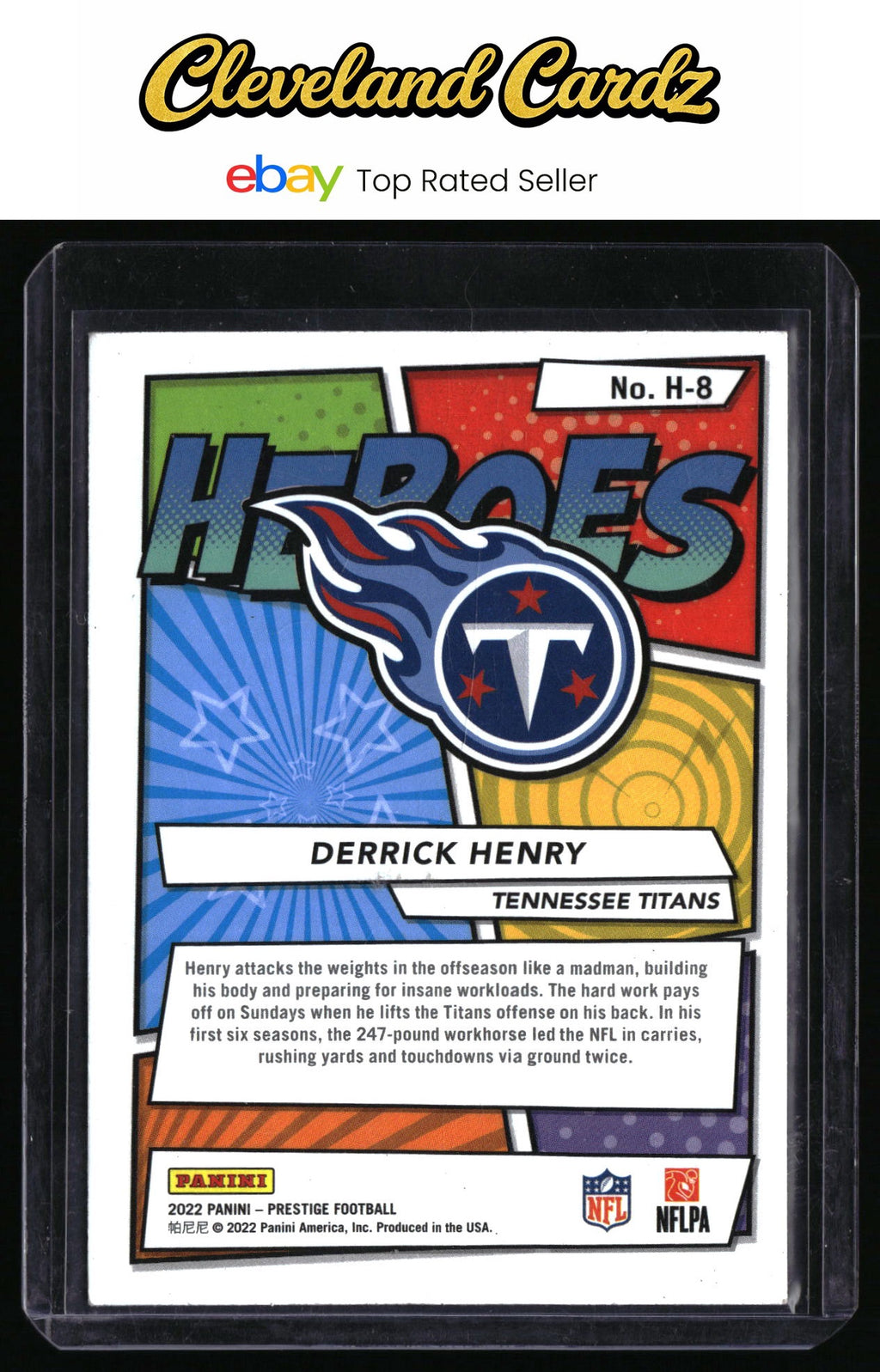 2022 Panini Prestige #H-8 Derrick Henry Heroes