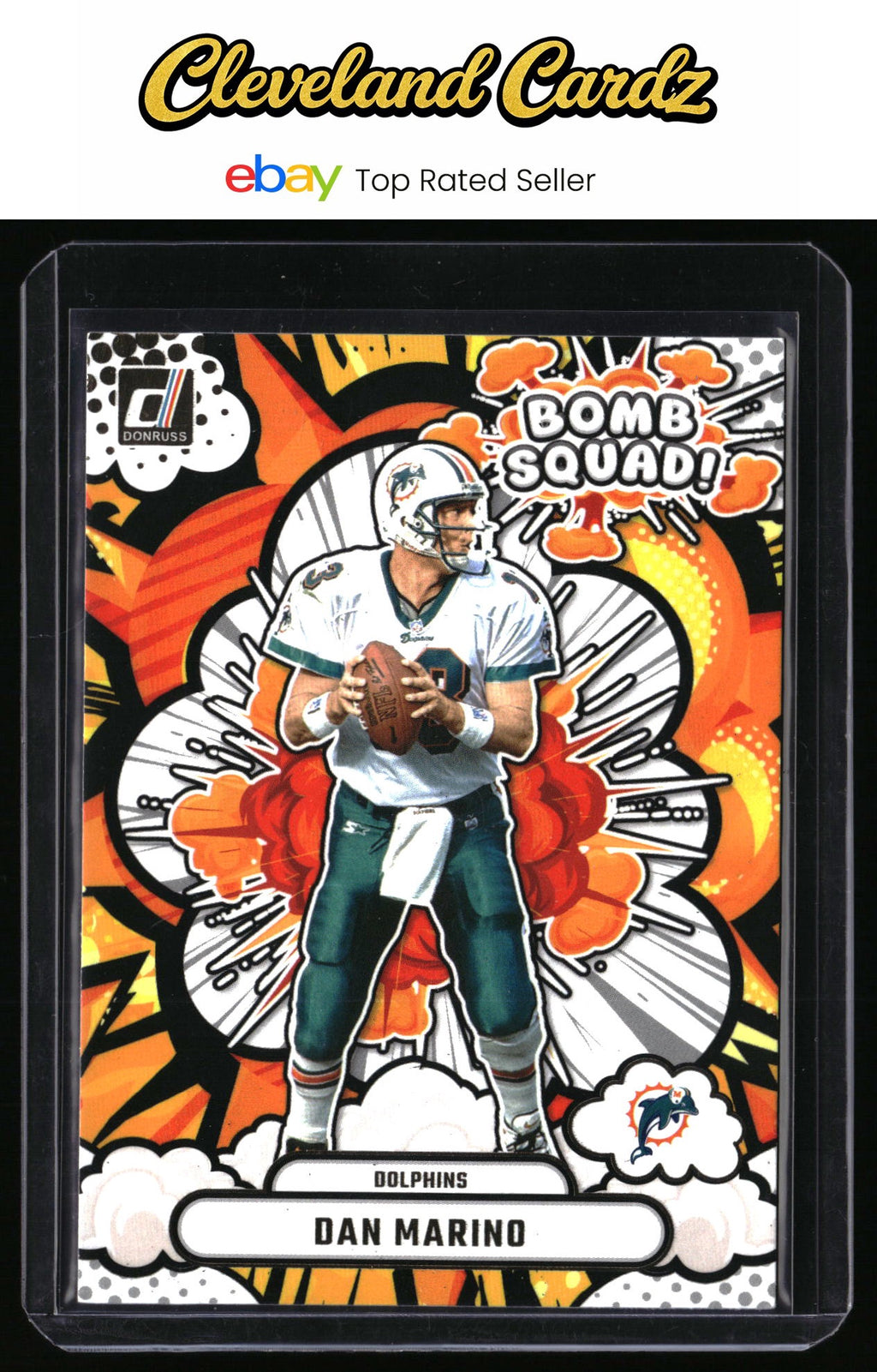 2025 Donruss #BS-DMO Dan Marino Bomb Squad