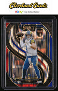 2024 Panini Select #182 Matthew Stafford Red & Blue Prizm Shock