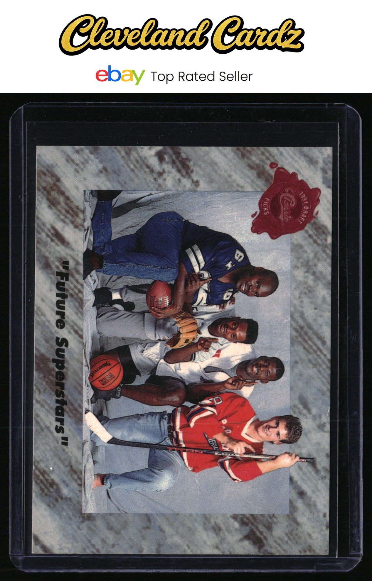 1991 Classic Four Sport #1 "Future Superstars"