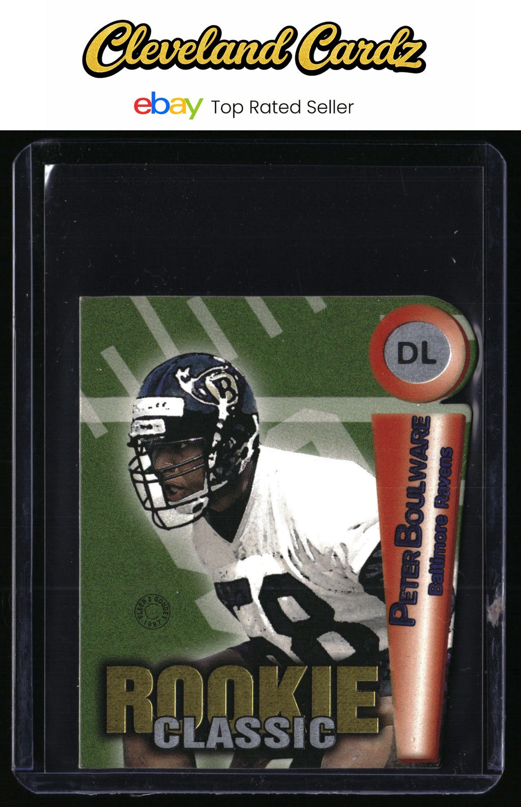 1997 Fleer Goudey II #3 RC Peter Boulware Rookie Classics