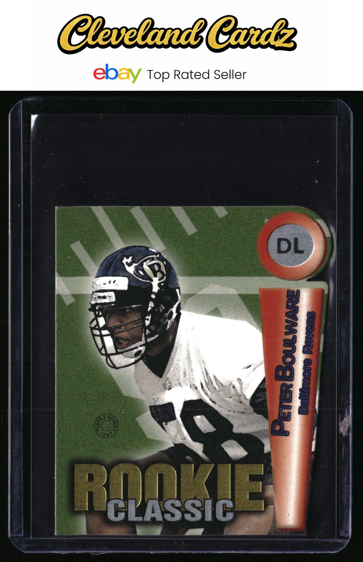 1997 Fleer Goudey II #3 RC Peter Boulware Rookie Classics