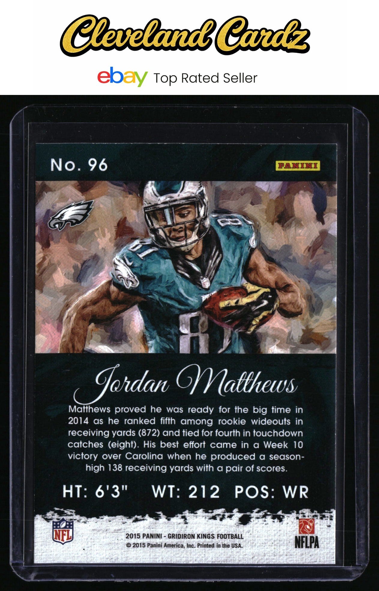 2015 Panini Gridiron Kings #96 Jordan Matthews