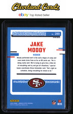2023 Donruss Optic #289 Jake Moody Purple Shock RC