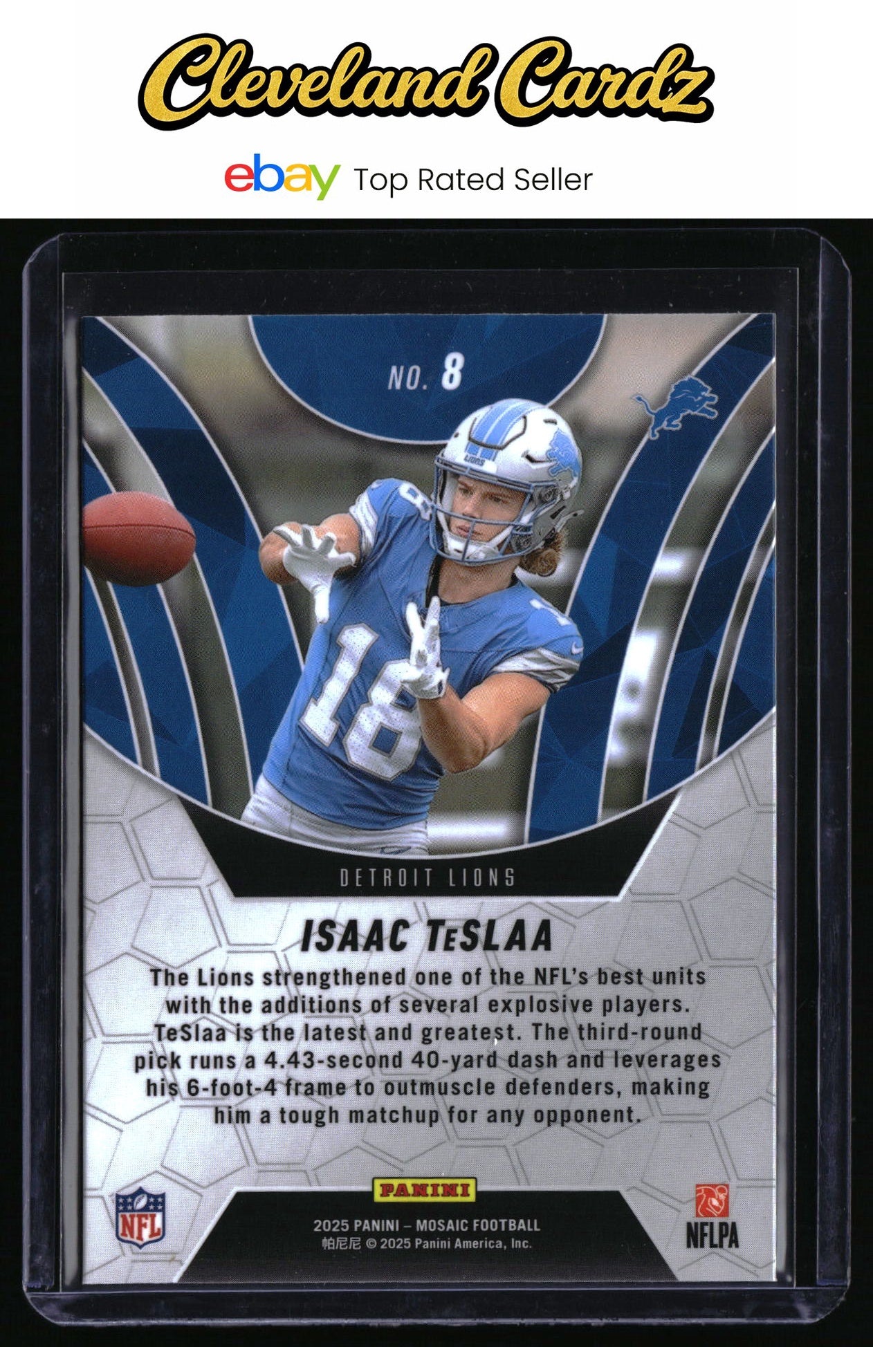 2025 Panini Mosaic #8 Isaac TeSlaa Elevate Mosaic