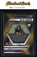 2025 Panini Mosaic #315 Kaleb Johnson Mosaic Reactive Blue RC