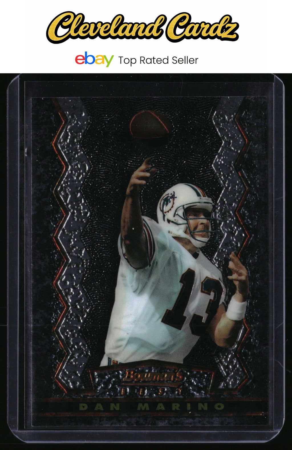 1994 Stadium Club #4a Dan Marino Bowman's Best Black background veteran card