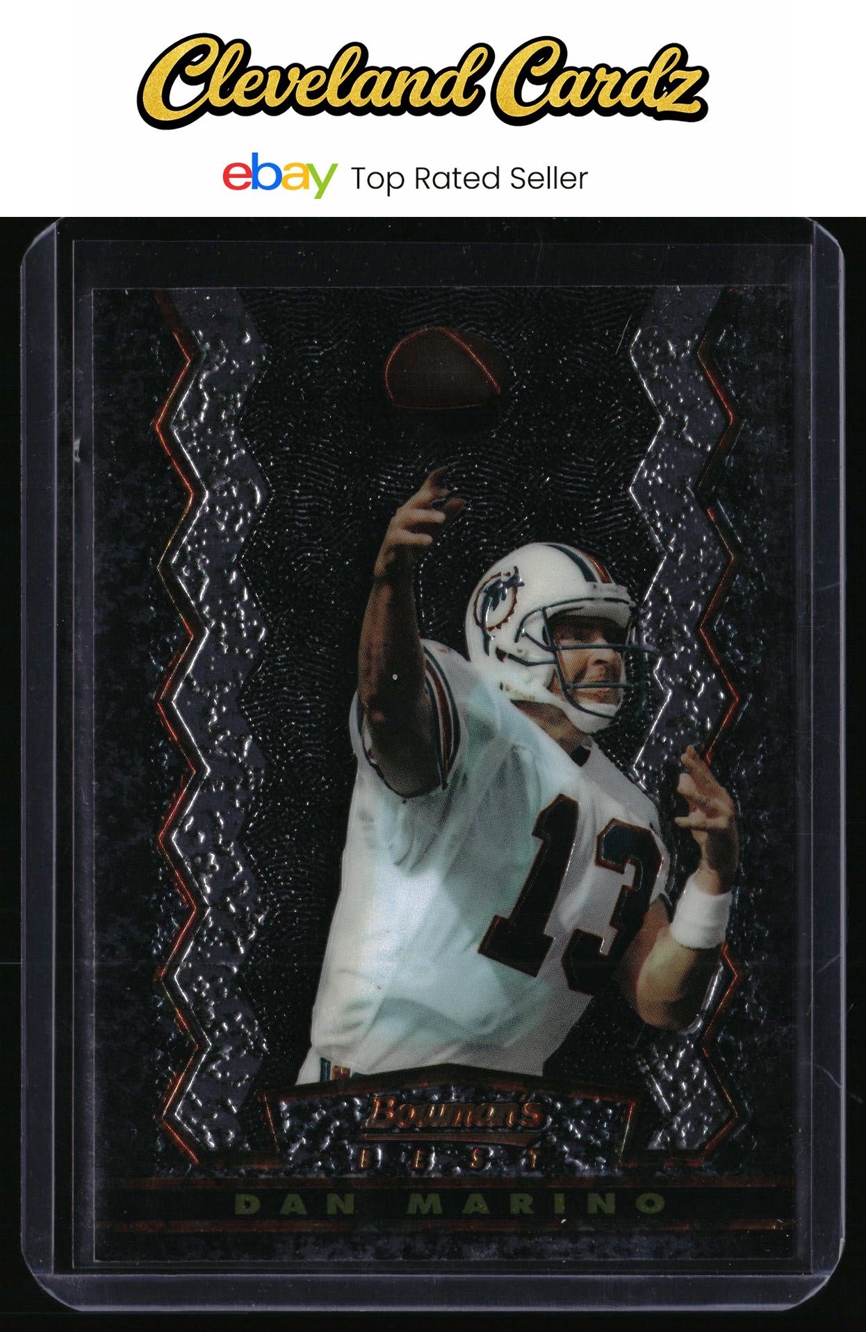 1994 Stadium Club #4a Dan Marino Bowman's Best Black background veteran card