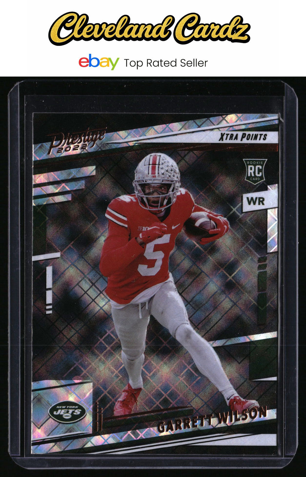 2022 Panini Prestige #308 Garrett Wilson Xtra Points Diamond RC