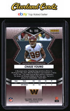 2022 Panini Mosaic #199 Chase Young Mosaic Reactive Orange