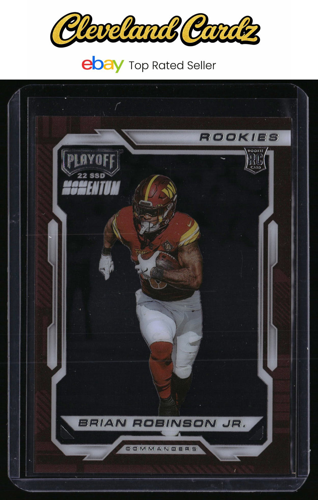 2022 Panini Chronicles #PMR-25 Brian Robinson Jr. Playoff Momentum Rookies