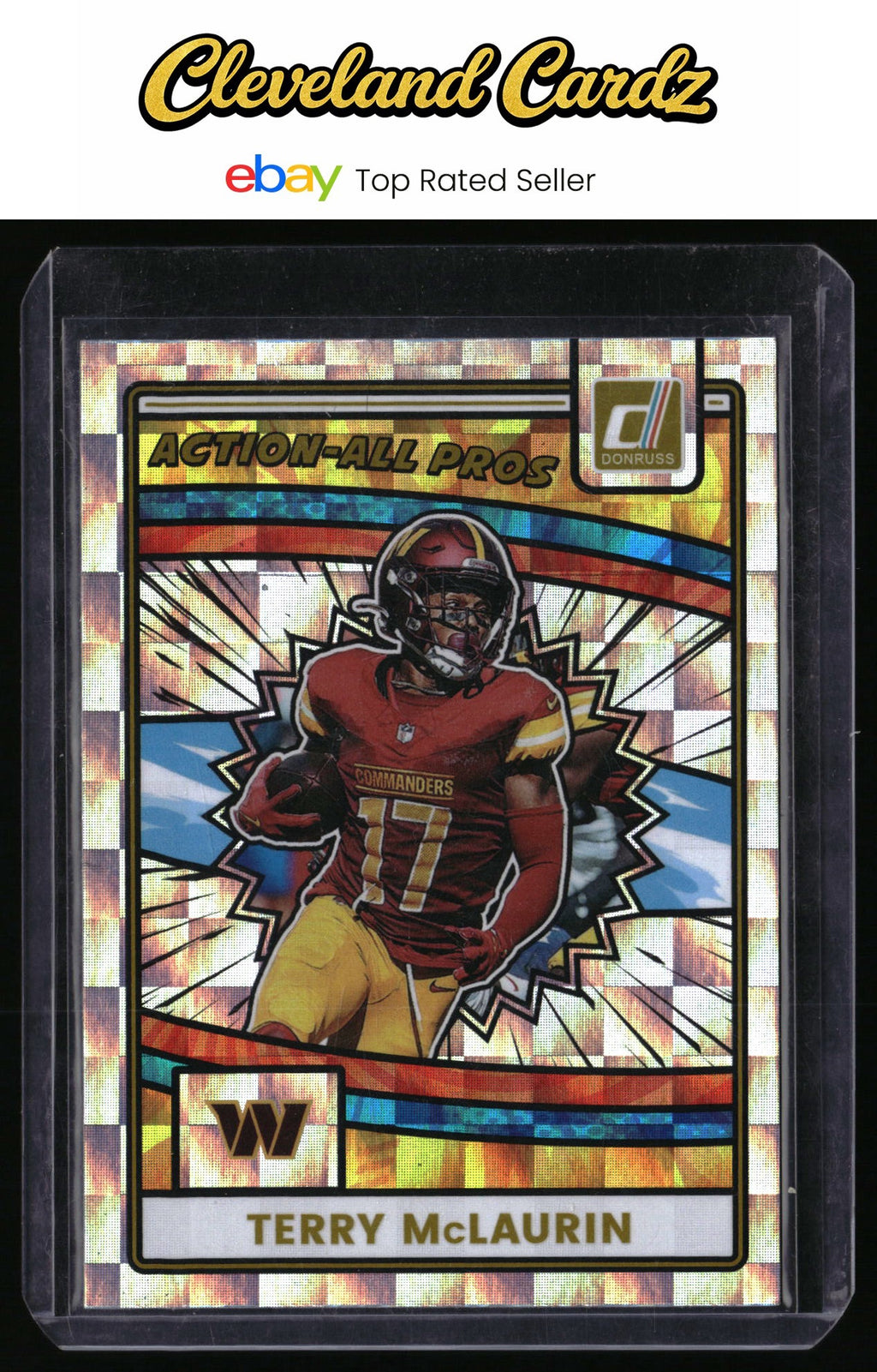 2025 Donruss #AAP-TMC Terry McLaurin Action-All Pros