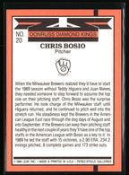 1990 Donruss #20 Chris Bosio