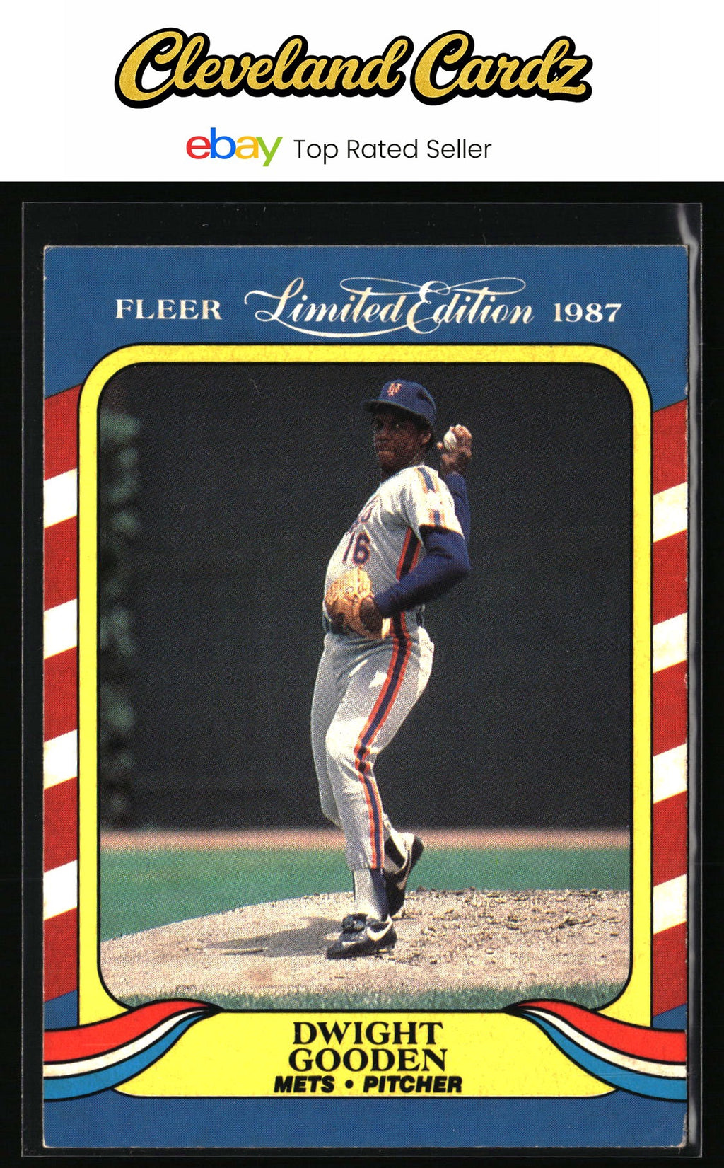 1987 Fleer Limited Edition #18 Dwight Gooden