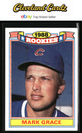 1989 Topps #11 Mark Grace Glossy Rookies