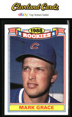 1989 Topps #11 Mark Grace Glossy Rookies