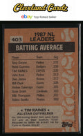 1988 Topps #403 Tim Raines