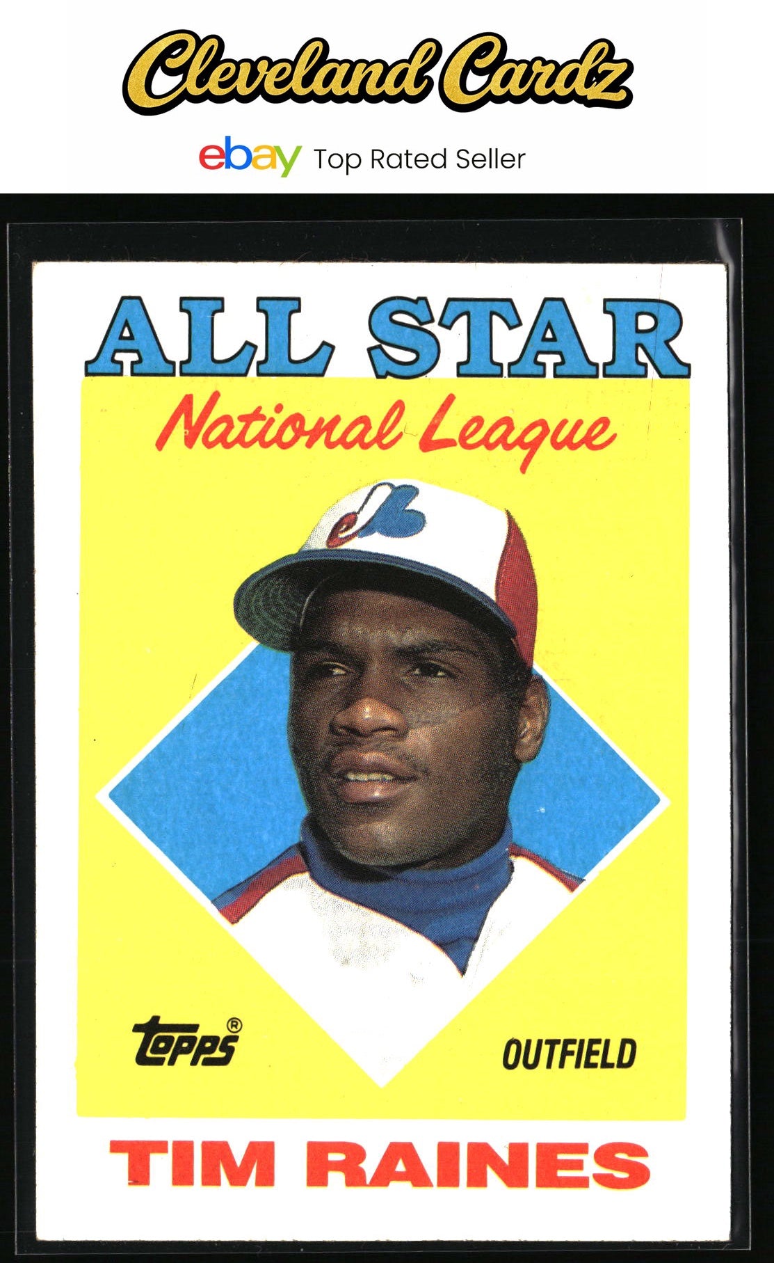 1988 Topps #403 Tim Raines
