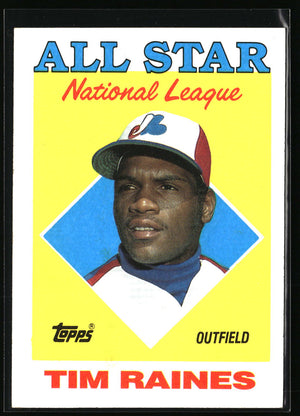 1988 Topps #403 Tim Raines