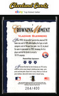 2002 Donruss Diamond Kings #1 Vladimir Guerrero Silver Foil #/400