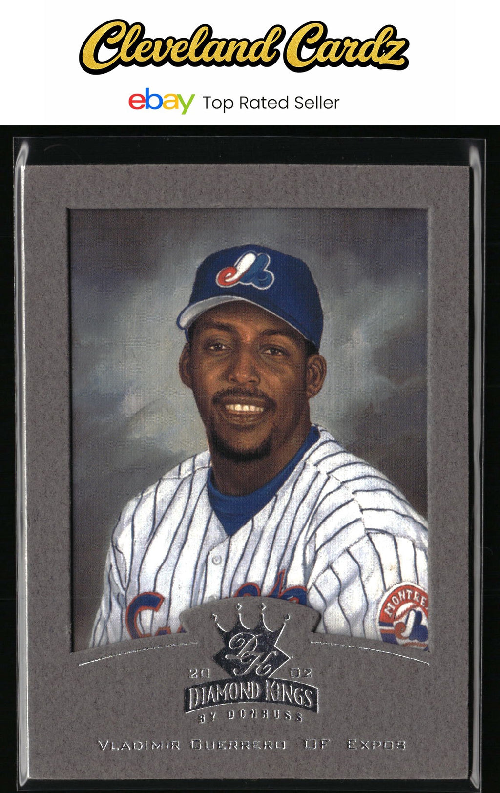 2002 Donruss Diamond Kings #1 Vladimir Guerrero Silver Foil #/400