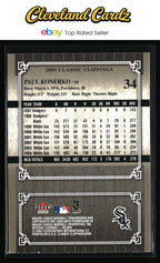 2005 Fleer Classic Clippings #34 Paul Konerko