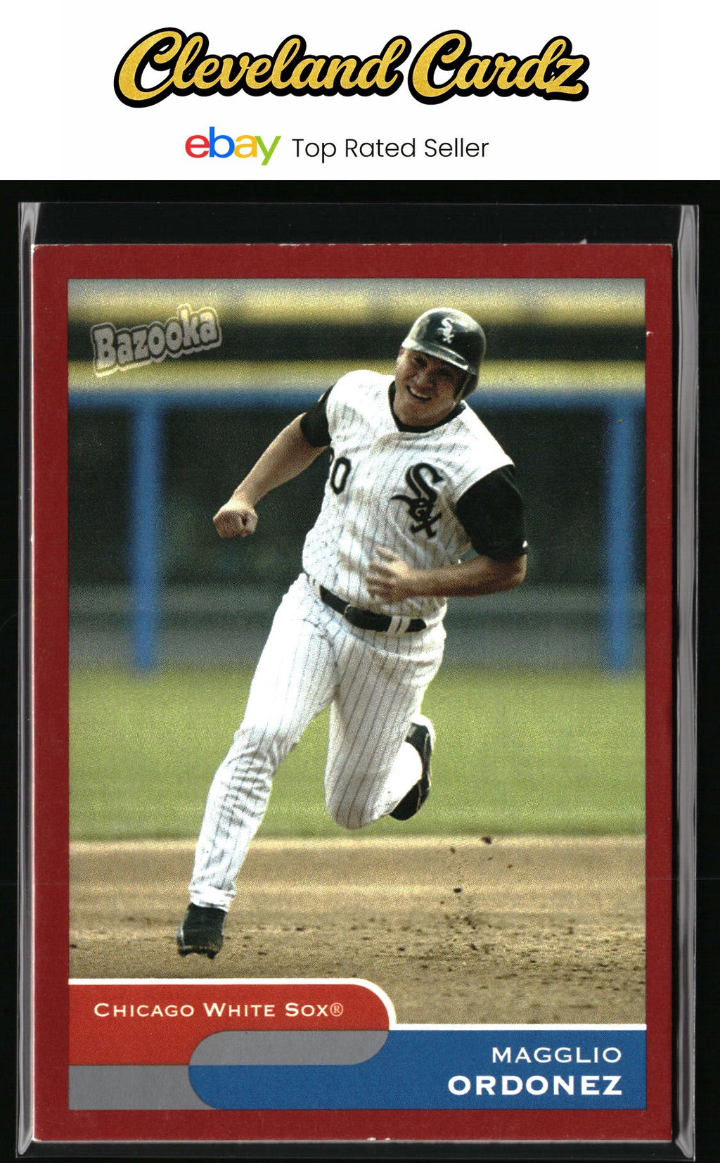 2004 Bazooka #102 Magglio Ordonez Red Chunks