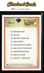 1992 Upper Deck #36 Ted Williams Baseball Heroes: Ted Williams