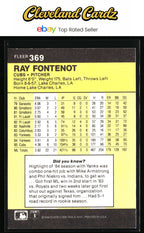 1986 Fleer #369 Ray Fontenot