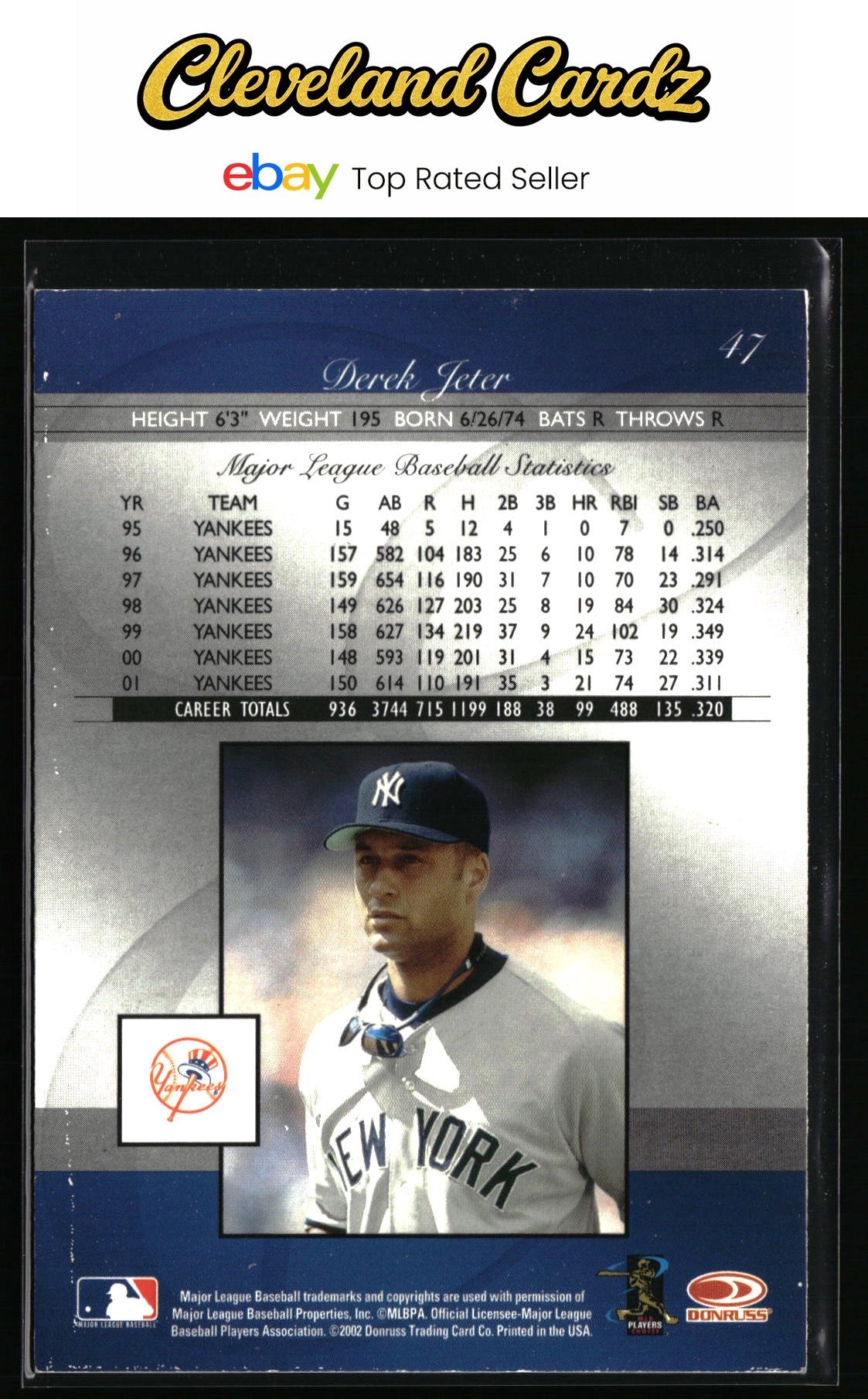 2002 Donruss Elite #47 Derek Jeter