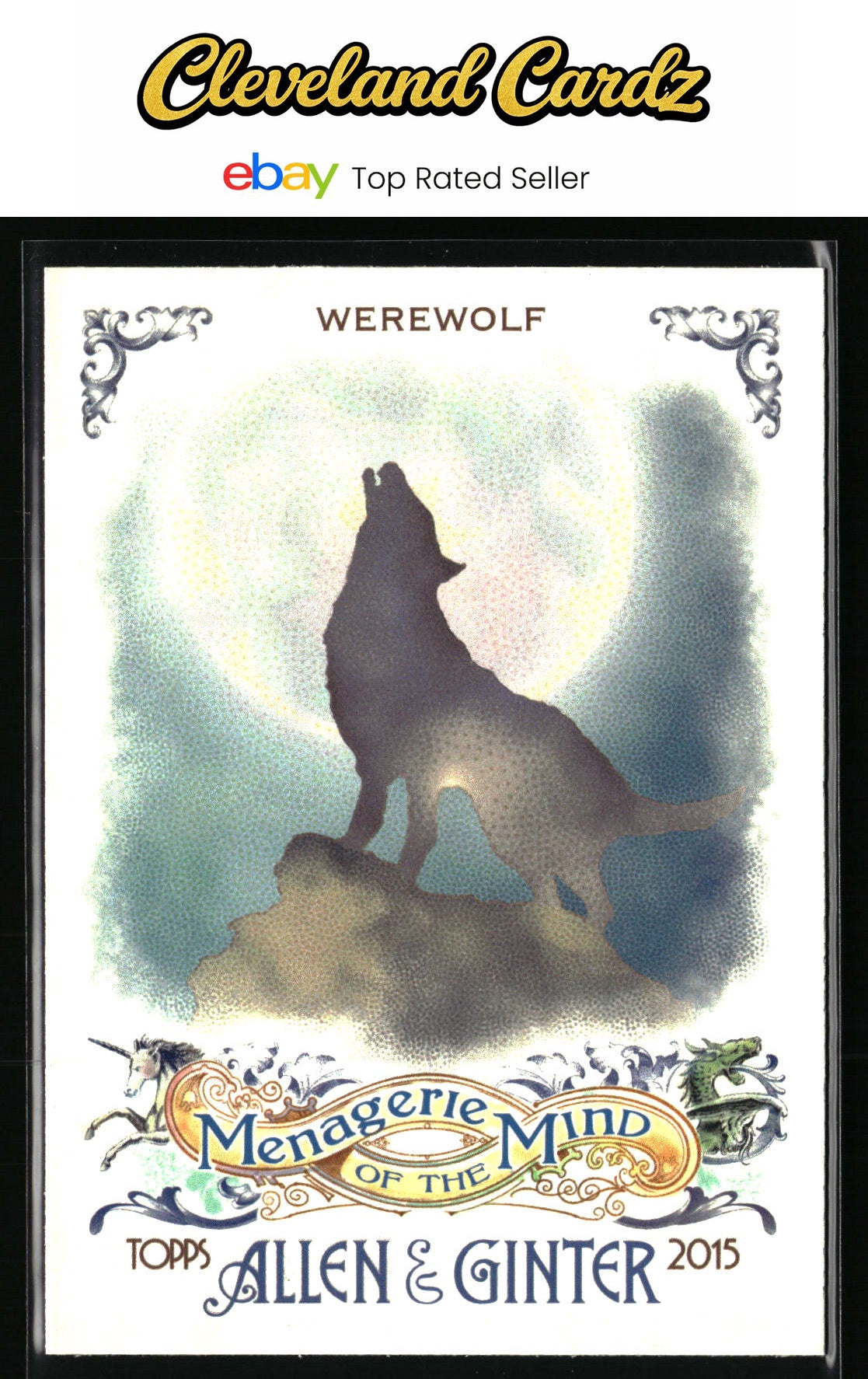 2015 Topps Allen & Ginter #MM-8 Werewolf Menagerie Of The Mind