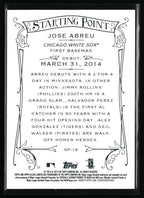 2015 Topps Allen & Ginter #SP-18 Jose Abreu Starting Points