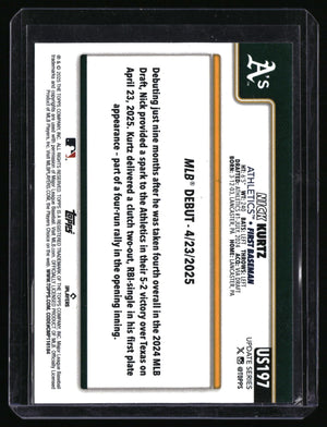 2025 Topps Update #US197 Nick Kurtz
