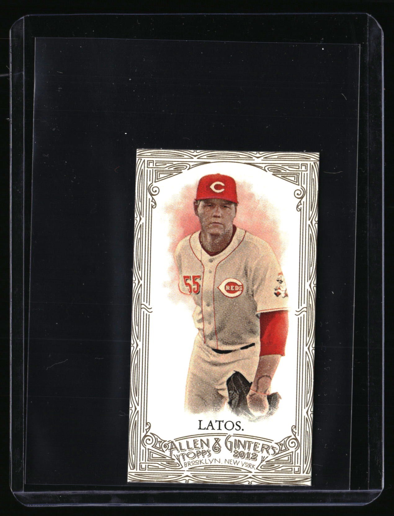 2012 Topps Allen & Ginter #64 Mat Latos Mini Black Border